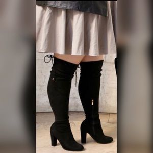 Wide Calf Thigh High Boots (Price Firm)